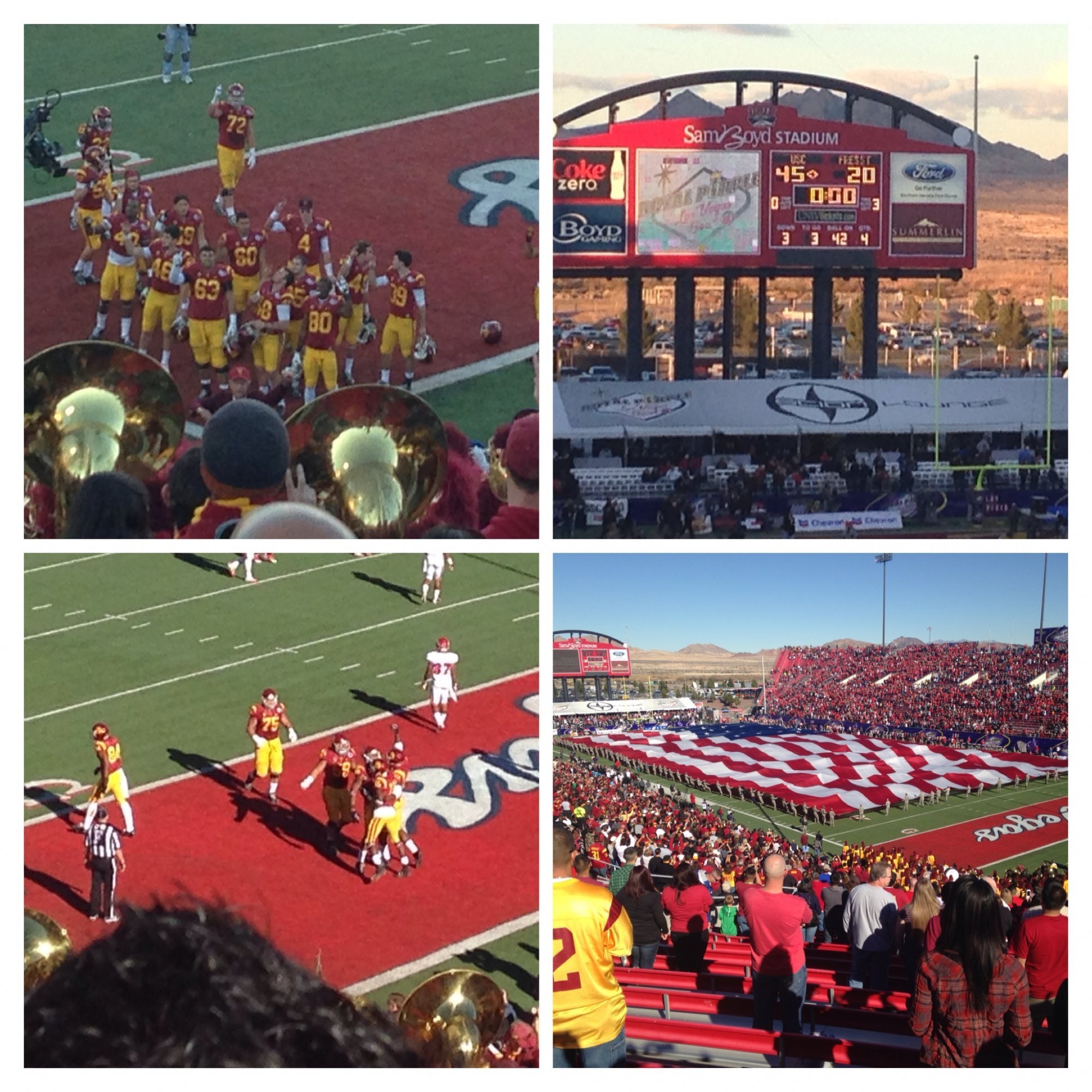 2013 Royal Purple Las Vegas Bowl - University Southern California Trojans vs Fresno State Bulldogs - NCAA