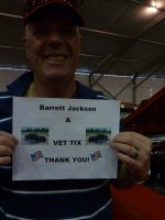 2014 Barrett-Jackson - Collector Car Auction - 1 Ticket is Good for 2 people
