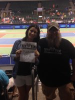 Austin Aces vs Boston Lobsters - Andy Roddick - Mylan World Team Tennis - Military Appreciation Night - Mascot Challenge- Monday
