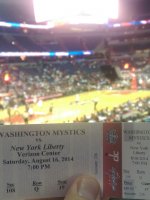 Washington Mystics vs New York Liberty - WNBA
