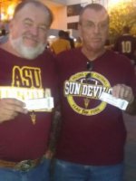 Robert attended Arizona State University Sun Devils vs Weber State Wildcats - NCAA Football on Aug 28th 2014 via VetTix 