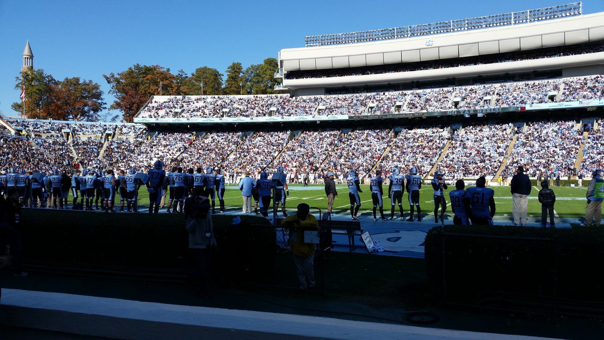 North Carolina Tar Heels vs University of Pittsburgh - NCAA Football