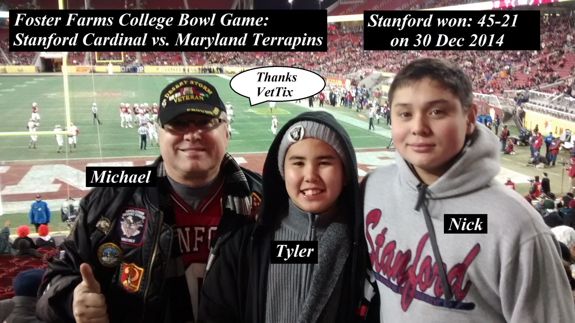2014 Foster Farms Bowl - Stanford Cardinal vs. Maryland Terrapins - NCAA Football
