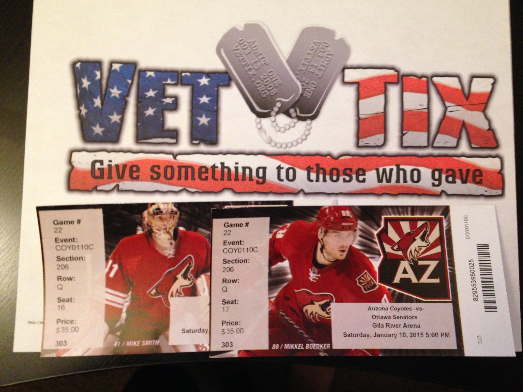 Arizona Coyotes vs. Ottawa Senators - NHL