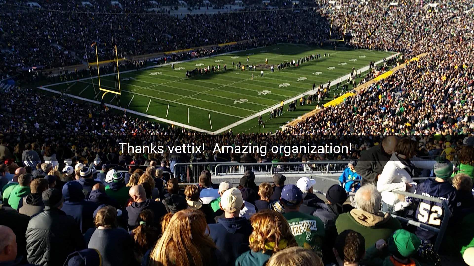 Notre Dame Fighting Irish vs. Wake Forest - NCAA Football - Military Appreciation Game