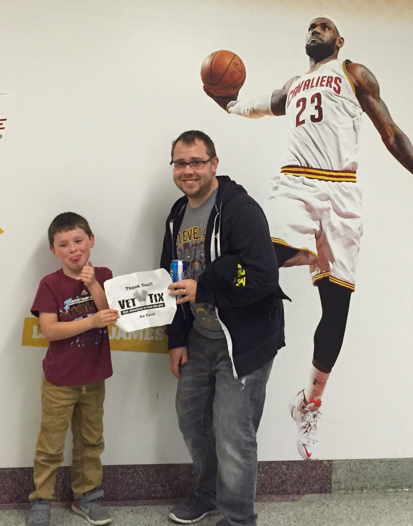 Cleveland Cavaliers vs. UTah Jazz - NBA - Hoops for Troops