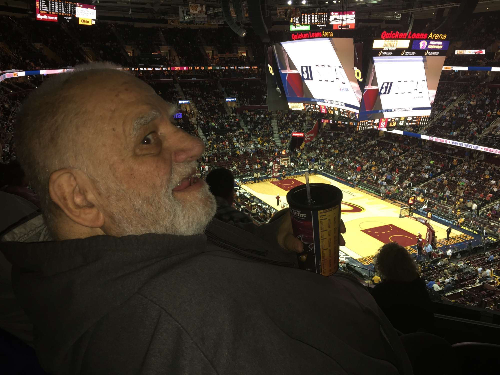 Cleveland Cavaliers vs. UTah Jazz - NBA - Hoops for Troops
