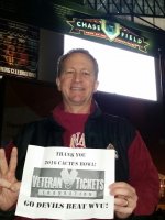 Paul attended 2016 Motel 6 Cactus Bowl - Arizona State Sun Devils vs. West Virginia Mountaineers- NCAA Football on Jan 2nd 2016 via VetTix 