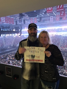Wendy attended Bon Jovi - This House is not for Sale - Tour on Apr 24th 2018 via VetTix 