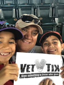 Robert attended Arizona Diamondbacks vs. San Francisco Giants on Apr 18th 2018 via VetTix 