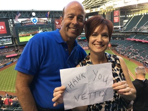Frederick attended Arizona Diamondbacks vs. San Diego Padres - MLB on Apr 20th 2018 via VetTix 