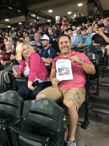 Jose Chavez Sr attended Arizona Diamondbacks vs. San Diego Padres - MLB on Apr 20th 2018 via VetTix 