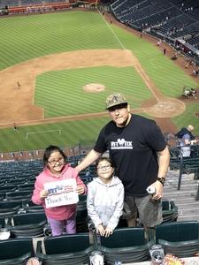 Jose attended Arizona Diamondbacks vs. San Diego Padres - MLB on Apr 20th 2018 via VetTix 