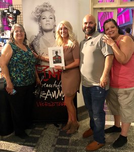 Jonah Flores and Family attended P! Nk: Beautiful Trauma World Tour on May 2nd 2018 via VetTix 
