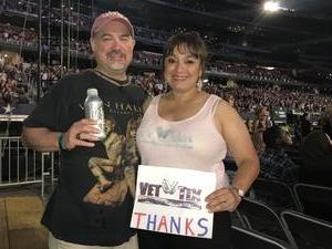 Leticia attended Kenny Chesney: Trip Around the Sun Tour With Thomas Rhett and Old Dominion on May 19th 2018 via VetTix 