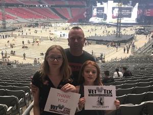 Steve attended Taylor Swift Reputation Stadium Tour on May 8th 2018 via VetTix 