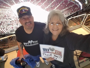 Marion attended Arizona Coyotes vs. Buffalo Sabres - NHL on Oct 13th 2018 via VetTix 