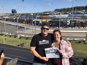 Amanda attended 2018 Martinsville Speedway First Data 500 on Oct 28th 2018 via VetTix 