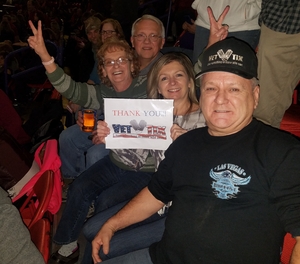 Tim attended Red Rock Productions Presents: STYX With Special Guest Anne Wilson of Heart Resch Center Complex 2018-2019 on Dec 29th 2018 via VetTix 