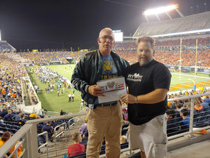 Barry attended Camping World Bowl - Syracuse vs. West Virginia on Dec 28th 2018 via VetTix 
