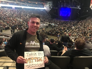 Garret attended Kiss: End of the Road World Tour on Feb 13th 2019 via VetTix 