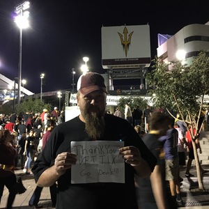 Arizona State Sun Devils vs. UTah - NCAA Football - Salute to Service Night