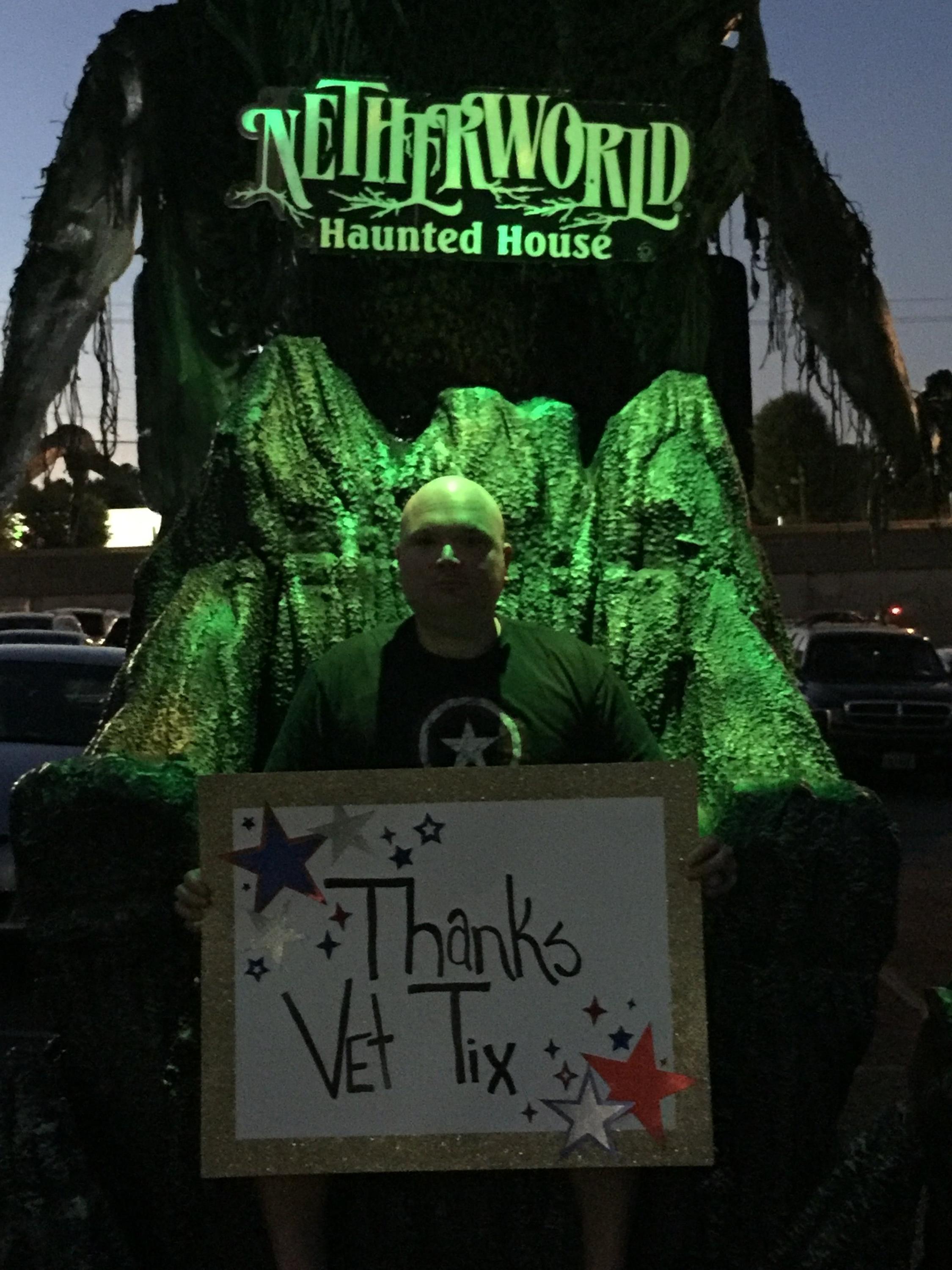 20th Annual Netherworld Haunted House - Military and Veteran Appreciation Weekend - Sept. 23 and 24th Only
