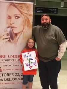 Carrie Underwood - the Storyteller Tour- Stories in the Round With Special Guest Easton Corbin and the Swon Brothers