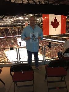 John attended Arizona Coyotes vs. Philadelphia Flyers - NHL - Opening Night on Oct 15th 2016 via VetTix 