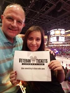 Matthew attended Arizona Coyotes vs. Philadelphia Flyers - NHL - Opening Night on Oct 15th 2016 via VetTix 