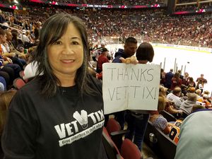 Ronald attended Arizona Coyotes vs. Philadelphia Flyers - NHL - Opening Night on Oct 15th 2016 via VetTix 
