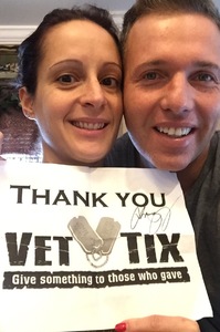 Dane attended Chris Young - Live in Concert on Dec 3rd 2016 via VetTix 