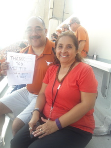 LUIS attended University of Texas Longhorns vs. West Virginia - NCAA Football on Nov 12th 2016 via VetTix 