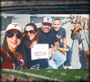 William attended University of Texas Longhorns vs. West Virginia - NCAA Football on Nov 12th 2016 via VetTix 