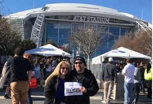 William attended Cotton Bowl Classic - Western Michigan Broncos vs. Wisconsin Badgers - NCAA Football on Jan 2nd 2017 via VetTix 