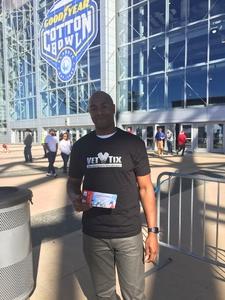 Colby attended Cotton Bowl Classic - Western Michigan Broncos vs. Wisconsin Badgers - NCAA Football on Jan 2nd 2017 via VetTix 