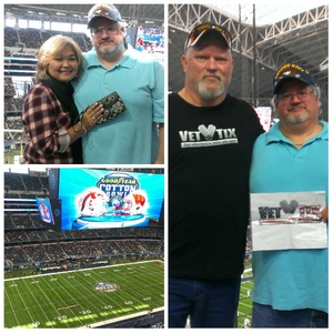 Vincent and Nancy attended Cotton Bowl Classic - Western Michigan Broncos vs. Wisconsin Badgers - NCAA Football on Jan 2nd 2017 via VetTix 