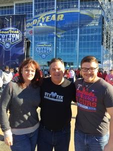 Gregory attended Cotton Bowl Classic - Western Michigan Broncos vs. Wisconsin Badgers - NCAA Football on Jan 2nd 2017 via VetTix 