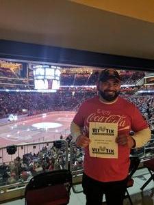 Christopher Villarreal attended Arizona Coyotes vs. New York Islanders - NHL - All Tickets in Lower Level on Jan 7th 2017 via VetTix 
