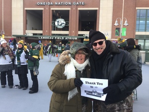 Robert attended Green Bay Packers vs. New York Giants - NFL Playoffs Wild Card Game on Jan 8th 2017 via VetTix 