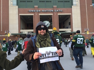 Ben attended Green Bay Packers vs. New York Giants - NFL Playoffs Wild Card Game on Jan 8th 2017 via VetTix 