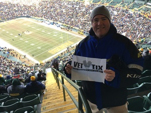 Theodore attended Green Bay Packers vs. New York Giants - NFL Playoffs Wild Card Game on Jan 8th 2017 via VetTix 