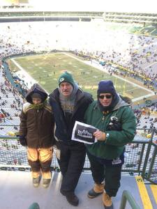 Dennis attended Green Bay Packers vs. New York Giants - NFL Playoffs Wild Card Game on Jan 8th 2017 via VetTix 