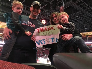 Jared attended Arizona Coyotes vs. Anaheim Ducks - NHL on Feb 20th 2017 via VetTix 