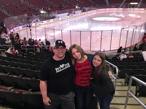 James attended Arizona Coyotes vs. Anaheim Ducks - NHL on Feb 20th 2017 via VetTix 