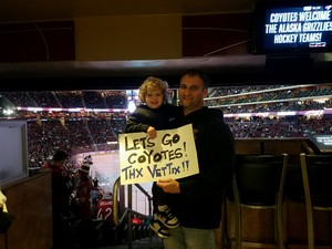 Brian attended Arizona Coyotes vs. Anaheim Ducks - NHL on Feb 20th 2017 via VetTix 