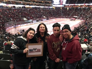 Maurisa attended Arizona Coyotes vs. Anaheim Ducks - NHL on Feb 20th 2017 via VetTix 