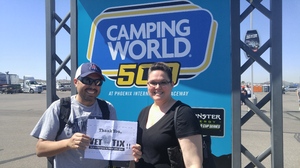 Tony attended Camping World 500 - Monster Energy NASCAR Cup Series - Phoenix International Raceway on Mar 19th 2017 via VetTix 