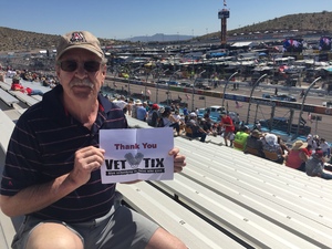 Stephen attended Camping World 500 - Monster Energy NASCAR Cup Series - Phoenix International Raceway on Mar 19th 2017 via VetTix 