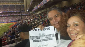 Adalberto attended HEB Big League Weekend - American League West Division Champion Texas Rangers vs. American League Central Division Champion Cleveland Indians - MLB on Mar 18th 2017 via VetTix 